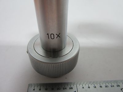 RARE MICROSCOPE OBJECTIVE LEITZ WETZLAR GERMANY 10X OPTICS BIN#J6-32