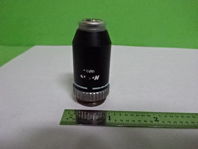 MICROSCOPE PART OBJECTIVE NIKON 40X OPTICS AS IS #4T-B-07