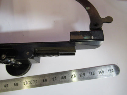 BAUSCH LOMB XY STAGE CLIPS SPECIMEN MICROSCOPE PART AS PICTURED Y4-A-48