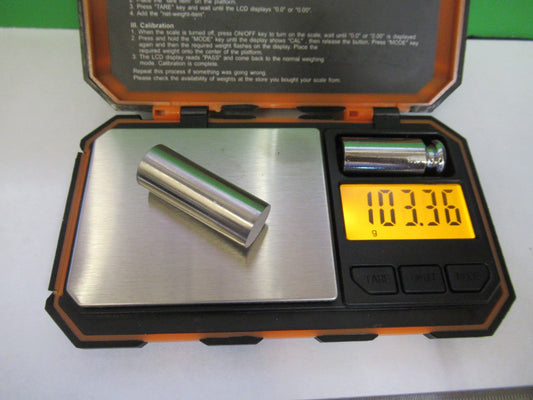 TUNGSTEN ALLOY 98%  HEAVY METAL WOLFRAMIUM 100gr AS PICTURED U8-A-50