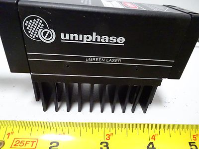 OPTISCHER EINPHASIGER GRÜNER LASER 4301-010 OPTIK WIE BESEHEN BIN#TC-4-1-H