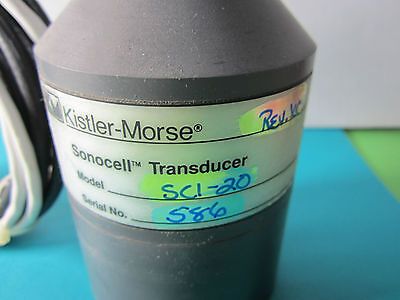 KISTLER MORSE ULTRASONIC TRANSDUCER  SONO-CELL SCI-20 MHz NOS BIN#30