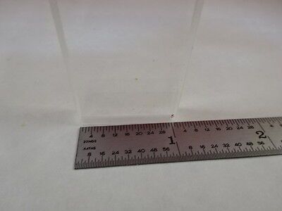OPTICAL FUSED SILICA GLASS SLAB OPTICS AS IS #M2-B-17