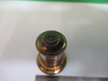 BECK LONDON ANTIQUE OBJECTIVE OPTICS MICROSCOPE PART AS PICTURED P2-B-69