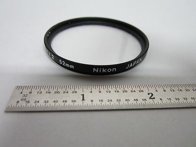 Microscope Part Nikon Soft 2 52 mm Filter ?? Lens Optics