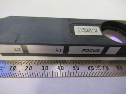 ZYGO INTERFEROMETER FILTER SLIDE OPTICS MICROSCOPE PART AS PICTURED T2-A-60