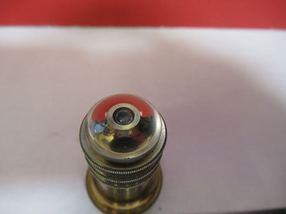 ANTIQUE  BRASS WATSON LONDON OBJECTIVE 1/8 MICROSCOPE PART AS PICTURED G4-A-100