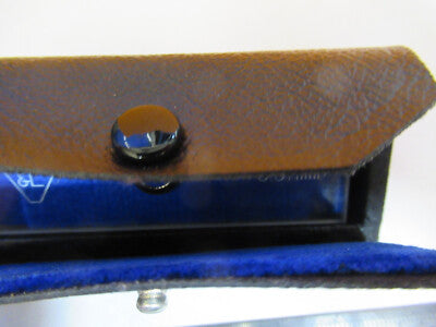 BAUSCH LOMB OPTICAL MICROSCALE CALIBRATION STANDARD OPTICS AS PICTURED &4B-FT-10