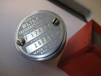 BLILEY ELECTRIC VINTAGE QUARTZ CRYSTAL HF2 FREQUENCY 14251KC AS PICTURED 9-FT-64