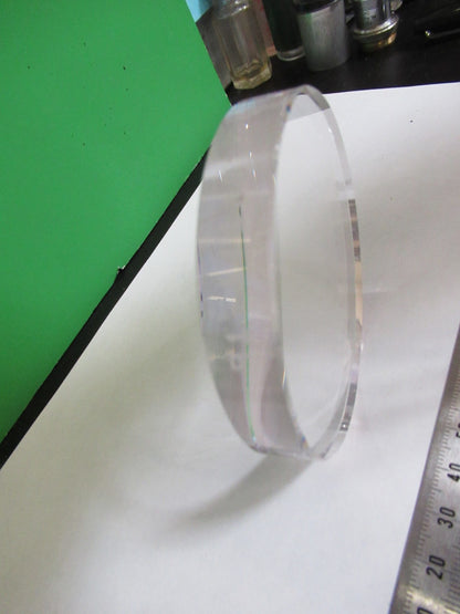 OPTICAL FLAT UNCOATED FUSED SILICA PRO ZYGO LASER OPTICS AS PICTURED 98-A-06