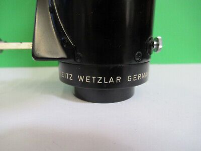 ANTIQUE ERNST LEITZ GERMANY TRINOCULAR HEAD MICROSCOPE PART AS PICTURED z9-a-91