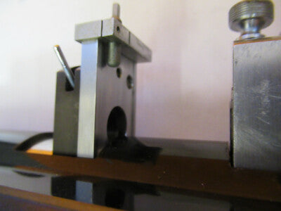 Antique Bausch & Lomb Pol Tubus + Slides Microscope Part