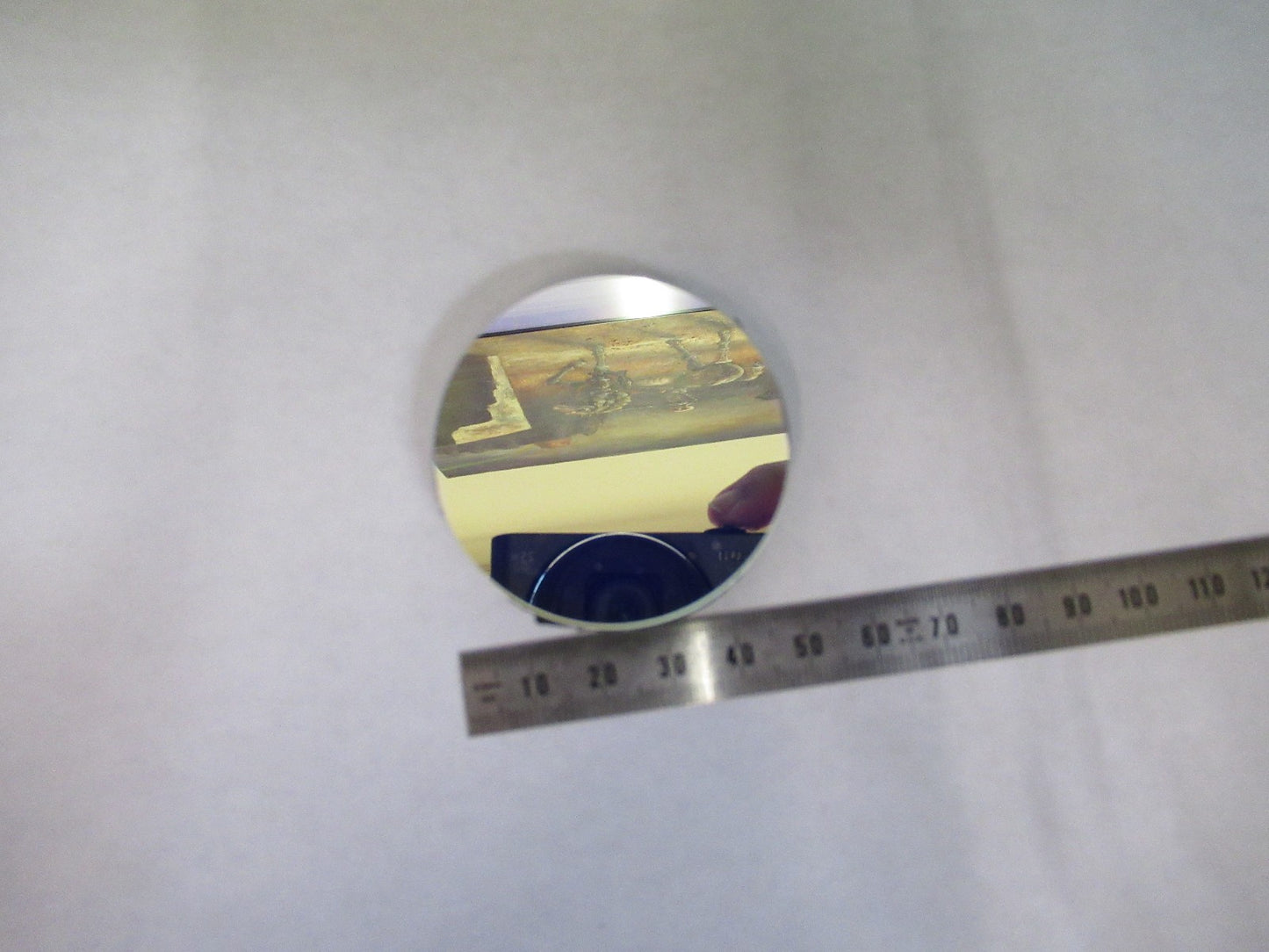 OPTICAL FLAT MIRROR ZYGO  USED OPTICS AS PICTURED U8-B-03