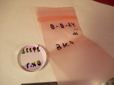 Optical BK7 Coated Glass Very Nice Mil Spec Laser Optics