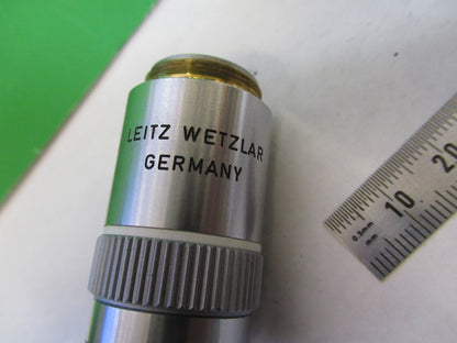 LEITZ wetzlar GERMANY OBJECTIVE MICROSCOPE PART 100X  /160 AS PICTURED X2-A-37