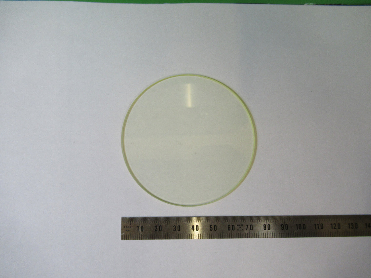 Optical Yellowish Glass Window Mil Spec Laser Optics