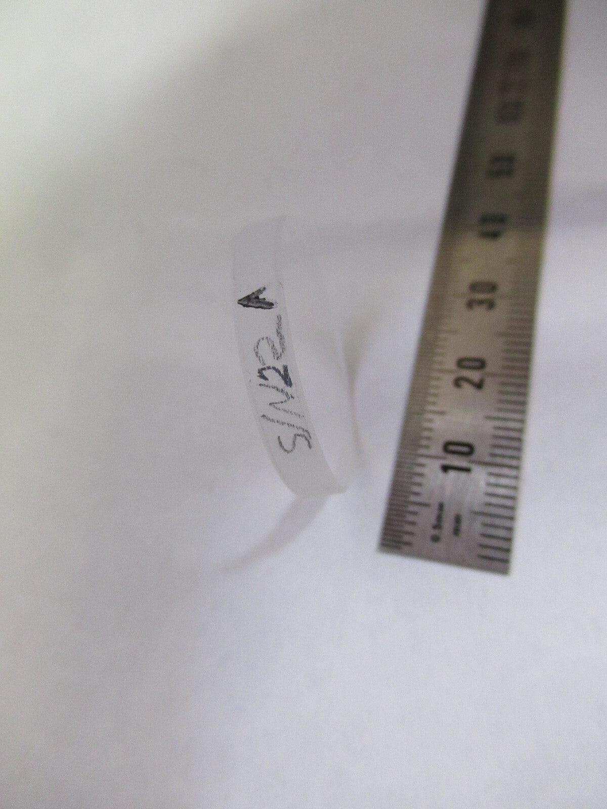 OPTICAL FLAT FUSED SILICA LASER OPTICS UNCOATED AS PICTURED &F3-B-81