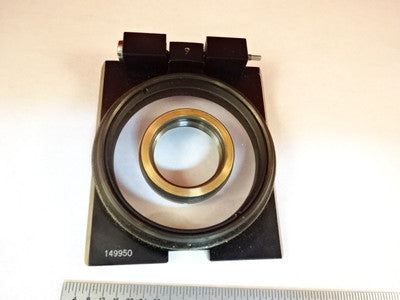 MICROSCOPE PART ZEISS POLARIZER OBJECTIVE HOLDER POL OPTICS AS IS #X6-B-15