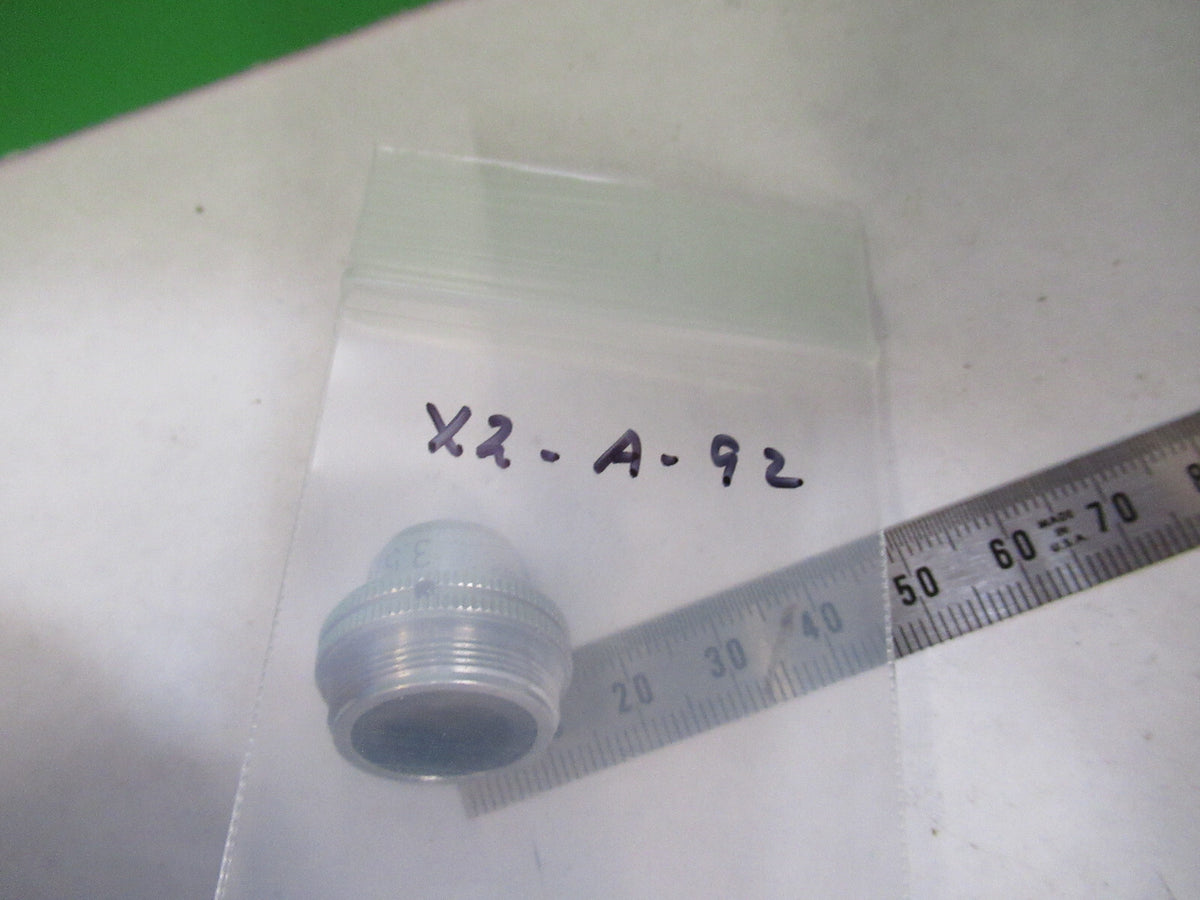 OBJECTIVE ERNST LEITZ 3.5X /170 OPTICS MICROSCOPE PART AS PICTURED X2-A-92