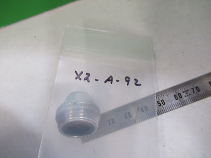 OBJECTIVE ERNST LEITZ 3.5X /170 OPTICS MICROSCOPE PART AS PICTURED X2-A-92