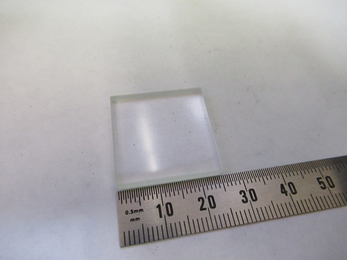 OPTICAL SQUARE BK7 GLASS PLATE PROLASER OPTICS AS PICTURED X7-A-43