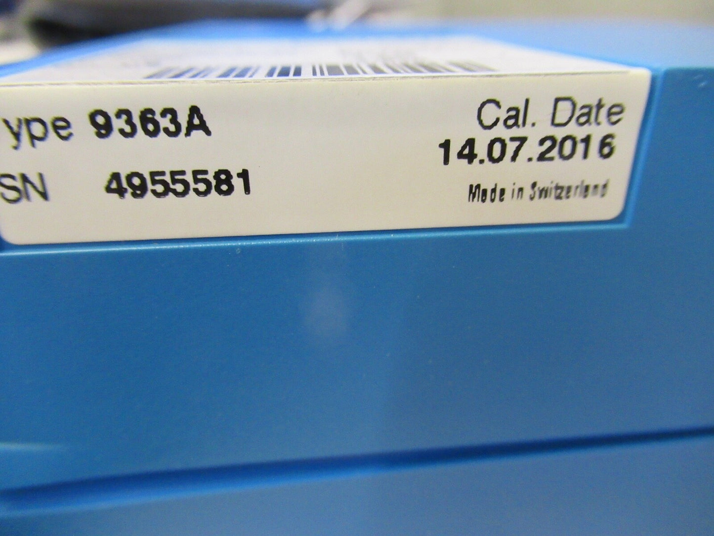 KISTLER SWISS 9363A PRESS FORCE SENSOR PIEZOELECTRIC NICE AS PICTURED &15-FT-X9