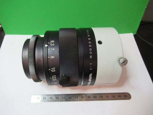 OPTICAL MAKROZOOM WILD SWISS LENS 1:5 MICROSCOPE OPTICS AS PICTURED  S2-B-104A