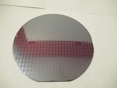COLLECTABLE SILICON SINGLE CRYSTAL WAFER + ELECTRONIC COMPONENTS AS PIC #FT-1-21