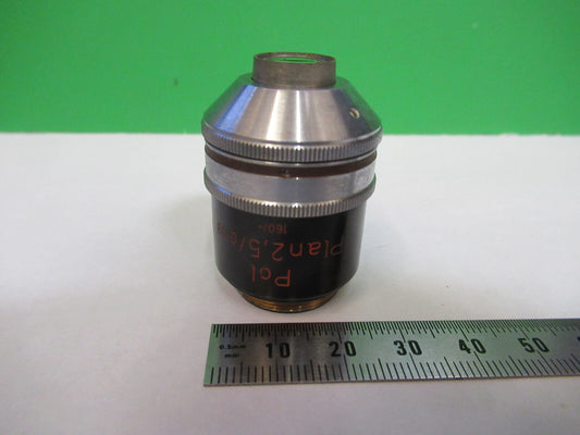 Carl Zeiss AG Objective Pol 2.5X /160 Polarization Microscope Part
