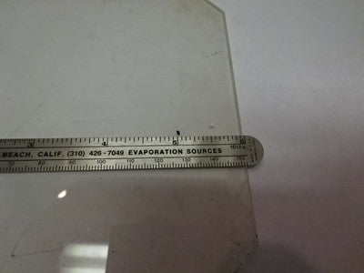 MICROSCOPE PART OLYMPUS JAPAN GLASS STAGE 5"x7" OPTICS AS IS #83-07