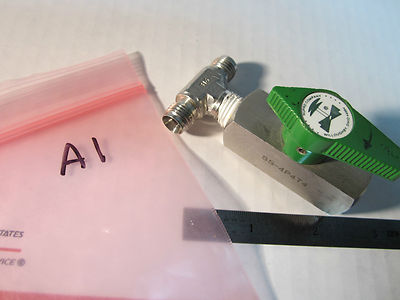 Stainless Steel Valve Nupro Swagelok SS-4P4T4