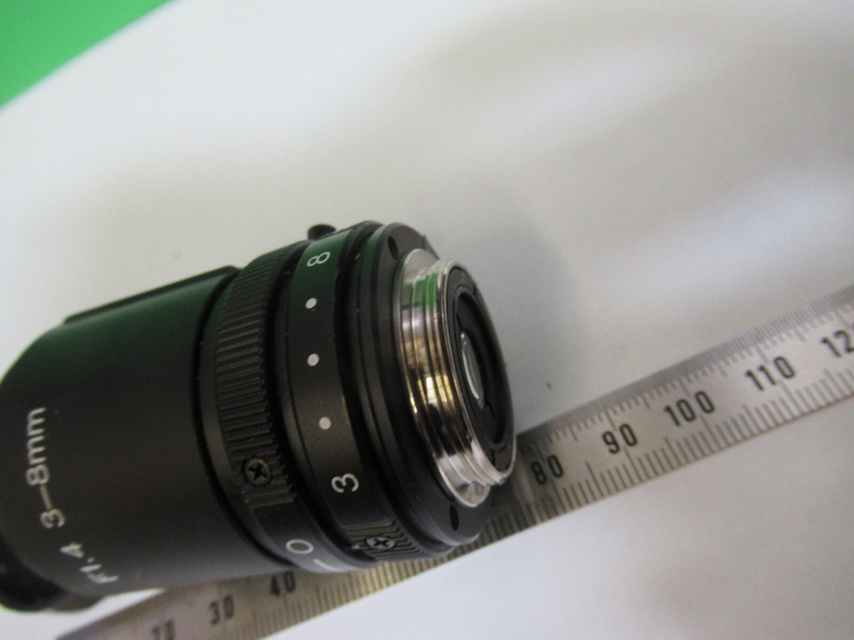 Lens Camera Pelco Clovis F 1.4 3-8 mm Optics
