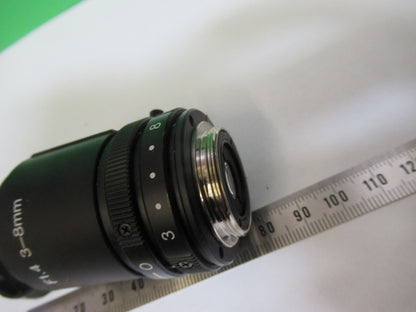 Lens Camera Pelco Clovis F 1.4 3-8 mm Optics
