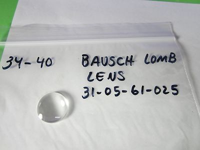 Microscope Part Optical Lens Basch Lomb 31-05-61-025 Optics