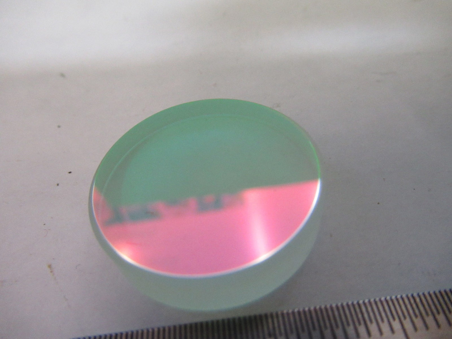 DICHROIC OPTICAL SPECTRA PHYSICS COATED LENS PHOTONICS OPTICS as pic T3-FT-96