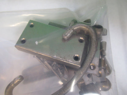 ANTIQUE CARL ZEISS GERMANY LOCK + HINGES MICROSCOPE PART AS PICTURED B7-B-06