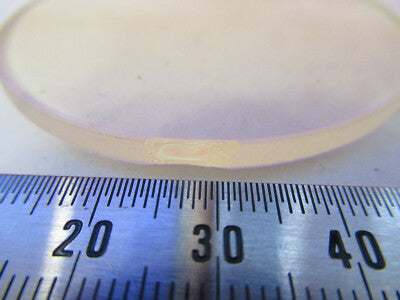 OPTICAL GLASS COATED FLAT ROUND WINDOW OPTICS AS PICTURED #82-A-22