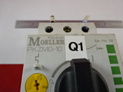 ELECTRIC SWITCH BREAKER CONTROL SYSTEMS KLOCKNER MOELLER PKZMO-10 AS IS #L9-D-10