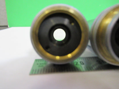 LOT OBJECTIVES LENSES VINTAGE BAUSCH LOMB MICROSCOPE PART AS PICTURED &S9-B-57