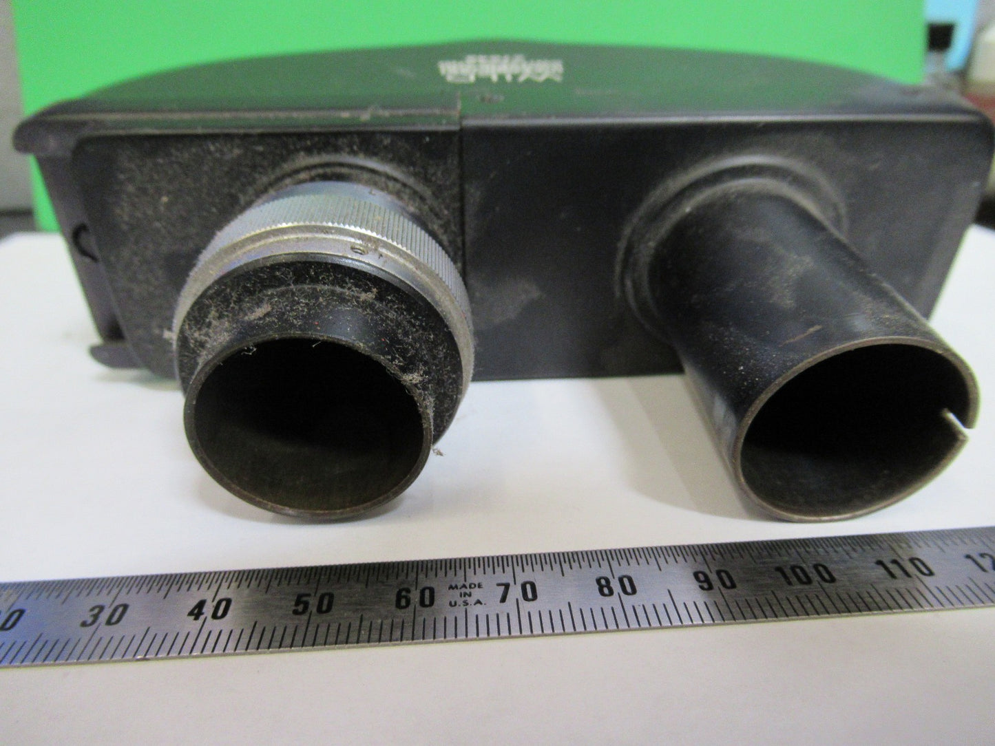 WILD HEERBRUGG SWISS binocular head MICROSCOPE PART AS PICTURED T6-A-61