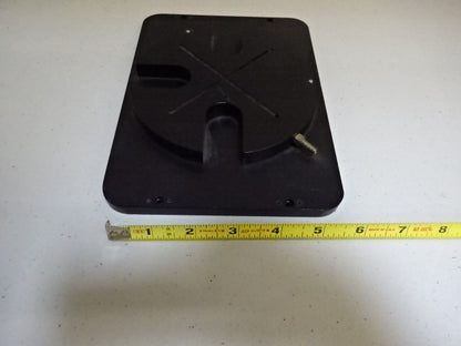 MICROSCOPE PART LEICA REICHERT POLYVAR VACUUM CHUCK STAGE OPTICS AS IS TC-1-A