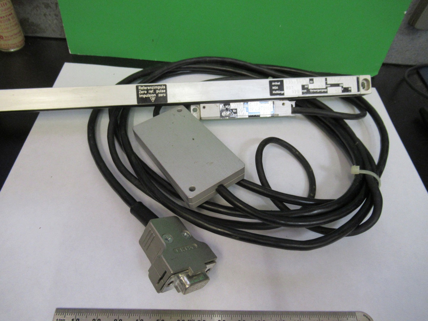 MEASURING LINEAR POSITION BOECKELER HEIDENHAIN MICROSCOPE PART AS PIC T3-C-12