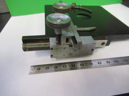 Antique Ernst Leitz Germany Metal Xy Stage Table Microscope Part