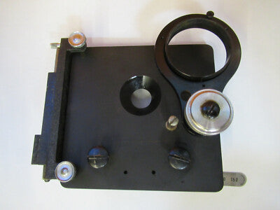 ANTIQUE SPENCER AO  STAGE XY TABLE MICROSCOPE PART AS PICTURED P6-A-91