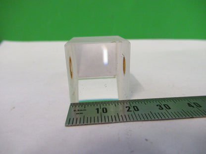 BAUSCH LOMB GLASS PRISM OPTICS MICROSCOPE PART AS PICTURED T2-A-63