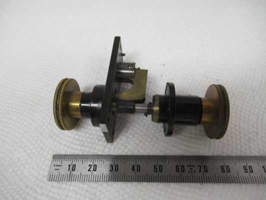 Microscope Part Antique Bausch & Lomb Frame Fine Adjust