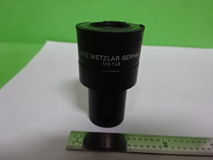 Microscope Part Ernst Leitz Germany 519748 Eyepiece 10X/18 Ocular Optics