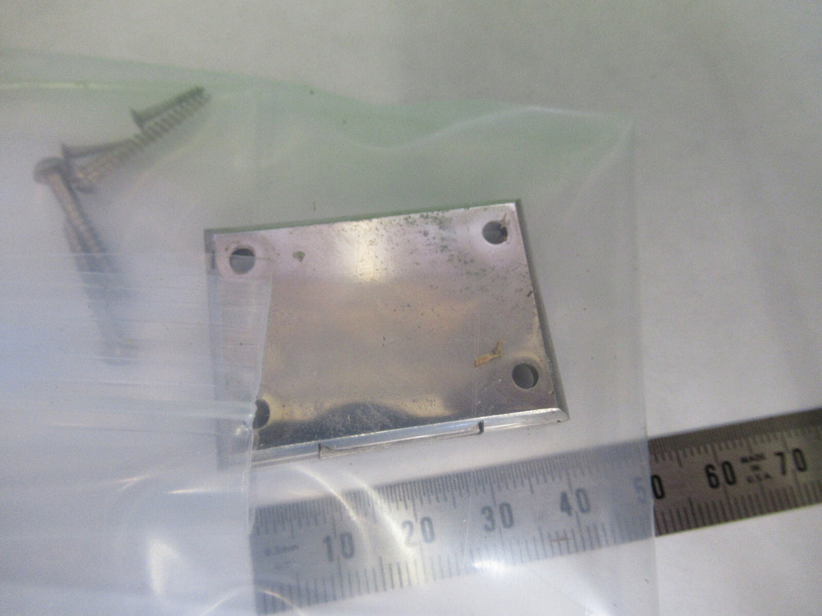 ZEISS GERMANY LOCK WITHOUT KEY for cabinet MICROSCOPE PART AS PICTURED X9-B-06