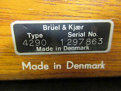 BRUEL KJAER DENMARK 4290 HIGH FREQUENCY SHAKER FOR ACCELEROMETER AS PICTURED td4