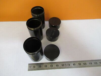 BAUSCH LOMB LOT  EMPTY OBJECTIVE CANS MICROSCOPE PART AS PICTURED &P5-A-64